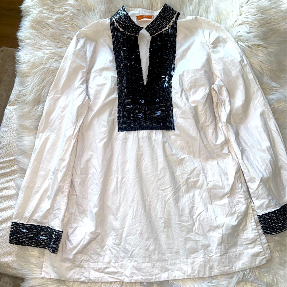 TORY BURCH Sequin Blouse